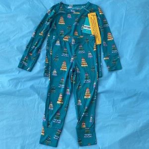 Posh Peanut Toddlers’ Sierra Long Sleeve 2-Piece Loungewear Set Size 3T